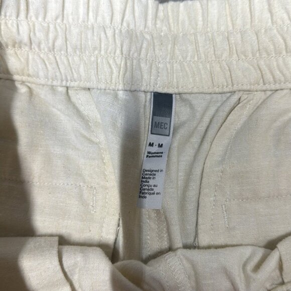 MEC Cream hemp blend fabric Joggers size medium - Picture 6 of 10